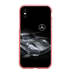 Чехол для iPhone XS Max матовый Mercedes-Benz motorsport