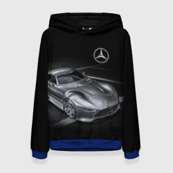 Женская толстовка 3D Mercedes-Benz motorsport