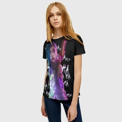 Женская футболка 3D Jinx Arcane - фото 2