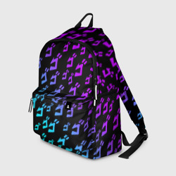 Рюкзак 3D JoJo`s Bizarre Adventure neon pattern неон узор
