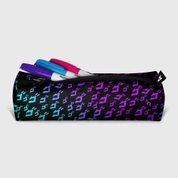 Пенал школьный 3D JoJo`s Bizarre Adventure neon pattern неон узор - фото 2