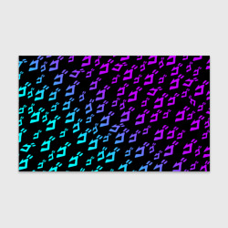 JoJo`s Bizarre Adventure neon pattern неон узор – Бумага для упаковки 3D с принтом купить