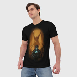 Мужская футболка 3D Necromorph - фото 2