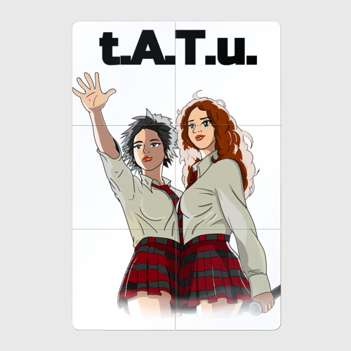 Магнитный плакат 2Х3 T.a.t.u. Music band. тату