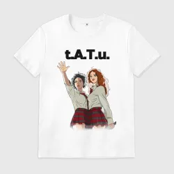 Мужская футболка хлопок T.a.t.u. Music band Тату