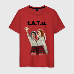 Мужская футболка хлопок T.a.t.u. Music band. тату