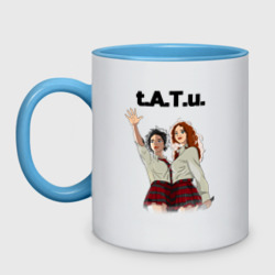 Кружка двухцветная T.a.t.u. Music band. тату