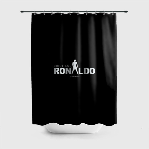 Штора 3D для ванной Cristiano Ronaldo Black Theme