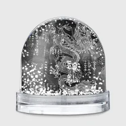 Игрушка Снежный шар Японский огненный дракон
