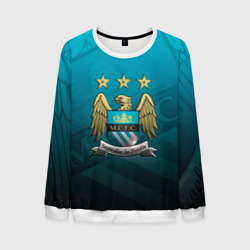 Мужской свитшот 3D Manchester City Teal Themme