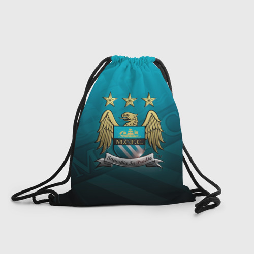 Рюкзак-мешок 3D Manchester City Teal Themme