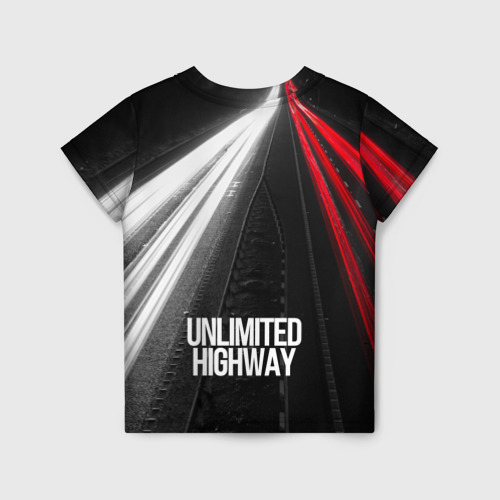 Детская футболка 3D Unlimited Highway, цвет 3D печать - фото 2