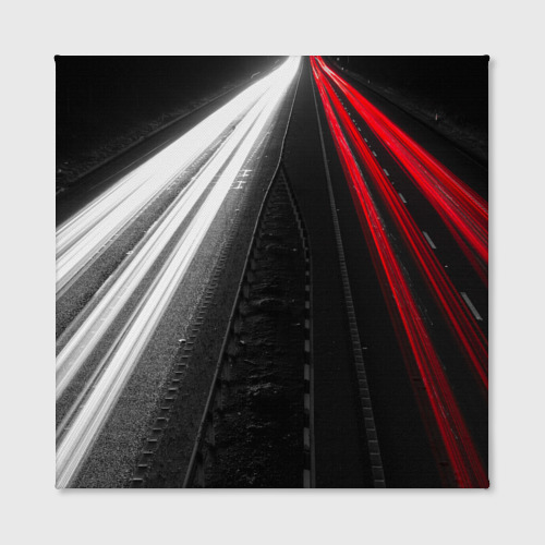 Холст квадратный Unlimited Highway, цвет 3D печать - фото 2