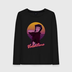 Женский лонгслив хлопок Ретровэйв Фэй