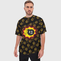 Мужская футболка oversize 3D Bomb Pattern Serious Sam - фото 2