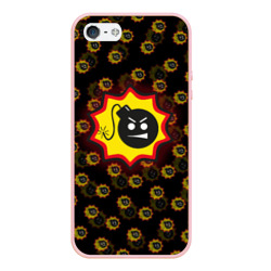 Чехол для iPhone 5/5S матовый Bomb Pattern Serious Sam