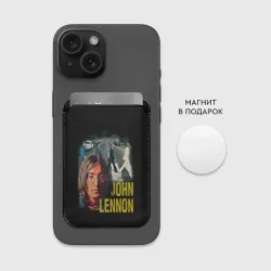 Картхолдер Magsafe магнитный The Beatles John Lennon - фото 2