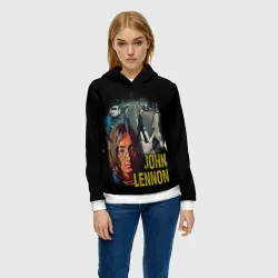 Женская толстовка 3D The Beatles John Lennon - фото 2