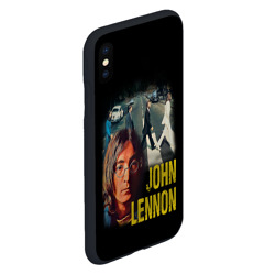 Чехол для iPhone XS Max матовый The Beatles John Lennon - фото 2