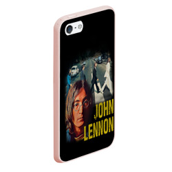 Чехол для iPhone 5/5S матовый The Beatles John Lennon - фото 2