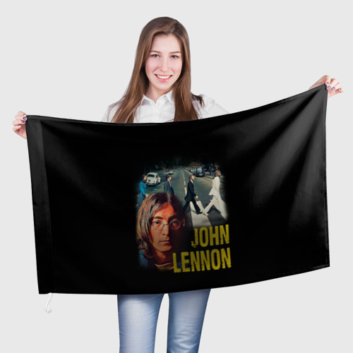 Флаг 3D The Beatles John Lennon