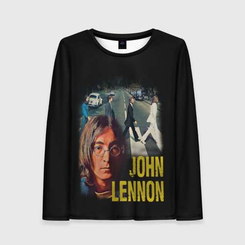 Женский лонгслив 3D The Beatles John Lennon, цвет 3D печать