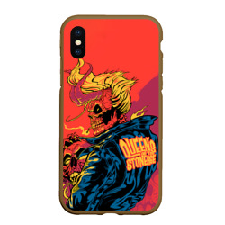 Чехол для iPhone XS Max матовый Queen of the stone age Devil