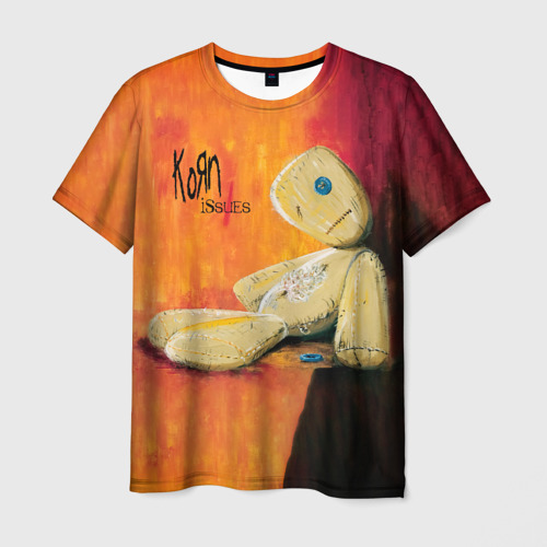 Мужская футболка с принтом Issues - Korn, вид спереди №1