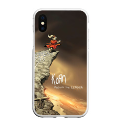 Чехол для iPhone XS Max матовый Follow the Leader - Korn