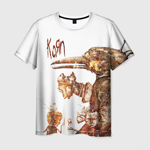 Мужская футболка с принтом Untitled - Korn, вид спереди №1