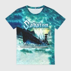 Женская футболка 3D World War Live: Battle of the Baltic Sea - Sabaton