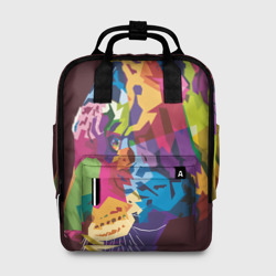 Женский рюкзак 3D Голова тигра поп-арт