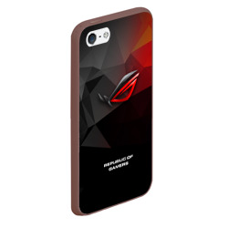 Чехол для iPhone 5/5S матовый ASUS ROG republic of gamers - фото 2