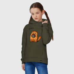 Детское худи Oversize хлопок Оркота или орк и кот мем кричит - фото 2