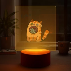 Светильник-ночник Оркота или орк и кот мем кричит - фото 2