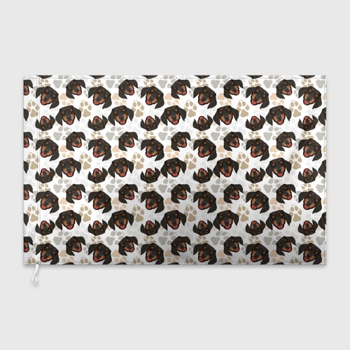 Флаг 3D Такса Dachshund Dog