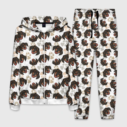 Мужской костюм 3D Такса Dachshund Dog