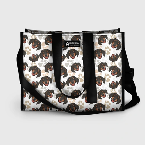 Сумка-шоппер 3D Такса Dachshund Dog
