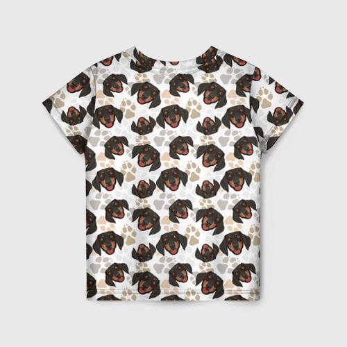 Детская футболка 3D Такса Dachshund Dog, цвет 3D печать - фото 2