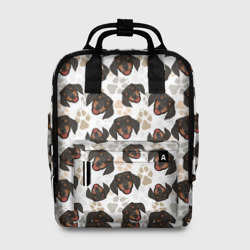 Сумка-рюкзак 3D Такса Dachshund Dog