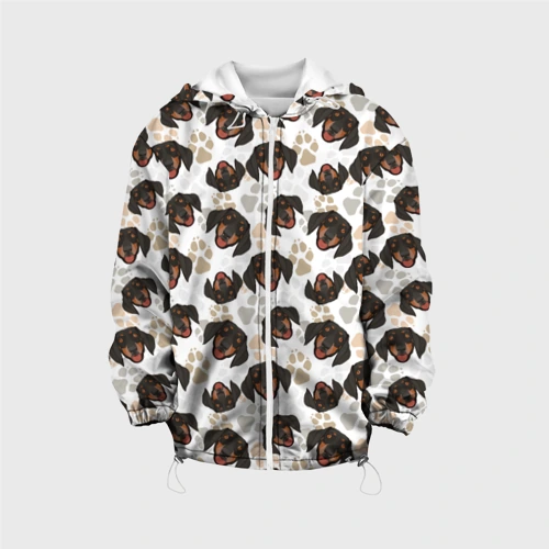 Детская куртка 3D Такса Dachshund Dog