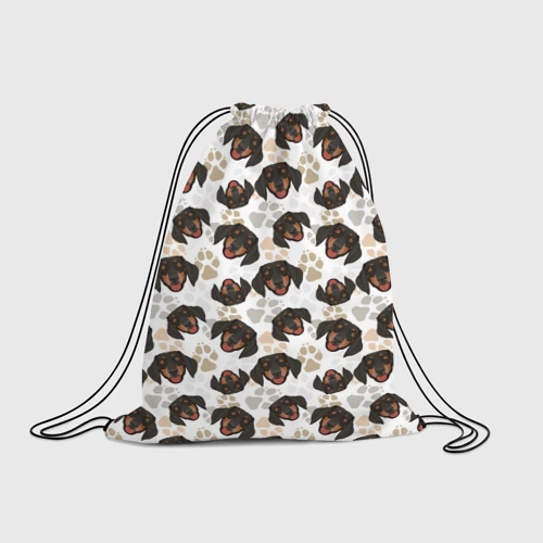 Рюкзак-мешок 3D Такса Dachshund Dog