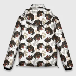 Мужская зимняя куртка 3D Такса Dachshund Dog - фото 2
