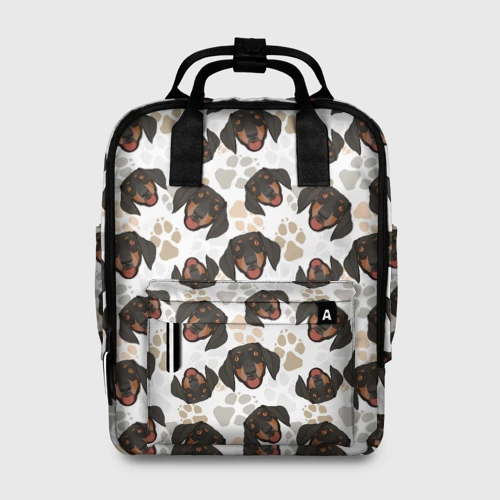Сумка-рюкзак 3D Такса Dachshund Dog