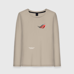 Женский лонгслив хлопок ASUS ROG логотип