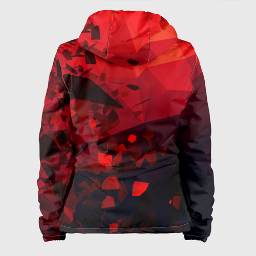 Женская куртка 3D ASUS ROG геометрия, цвет черный - фото 2