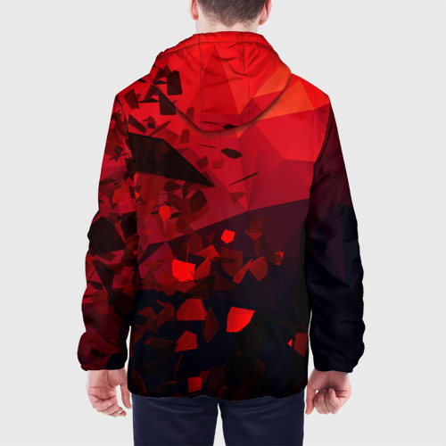 Мужская куртка 3D ASUS ROG геометрия, цвет 3D печать - фото 5