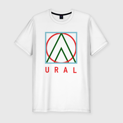Мужская футболка хлопок Slim Ural mountains