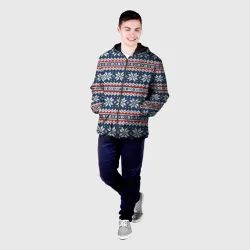 Мужская куртка 3D Knitted Christmas Pattern - фото 2