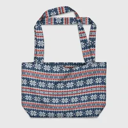 Пляжная сумка 3D Knitted Christmas Pattern